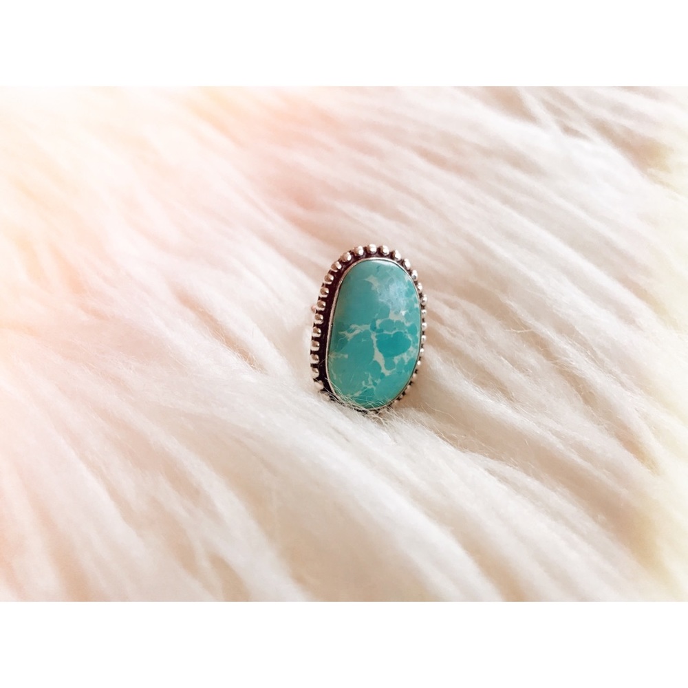 Boho Larimar Ring